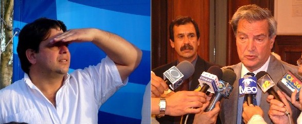 Guillermo Stirling apoya a Daniel Peña, aunque no lo puede votar porque tiene credencial de Montevideo