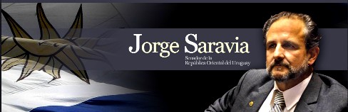 ¿A quien visitó el Senador Jorge Saravia en Canelones?