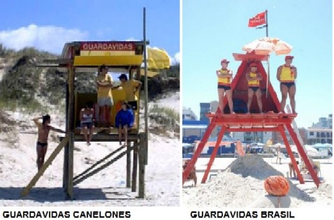 Diferencias entre los servicios de guardavidas de Uruguay y Brasil