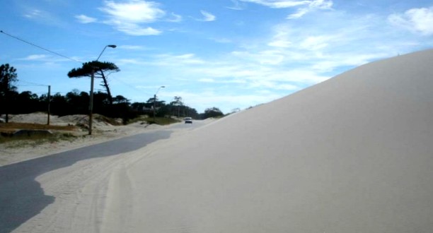 La erosión cambia las playas de Canelones