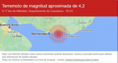 Terremoto marino en la Costa de Oro